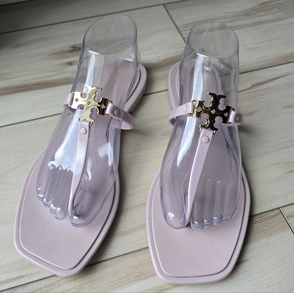 Tory Burch Women's Roxanne Jelly Sandals In Meadowsweet/Gold - Picture 5 of 15